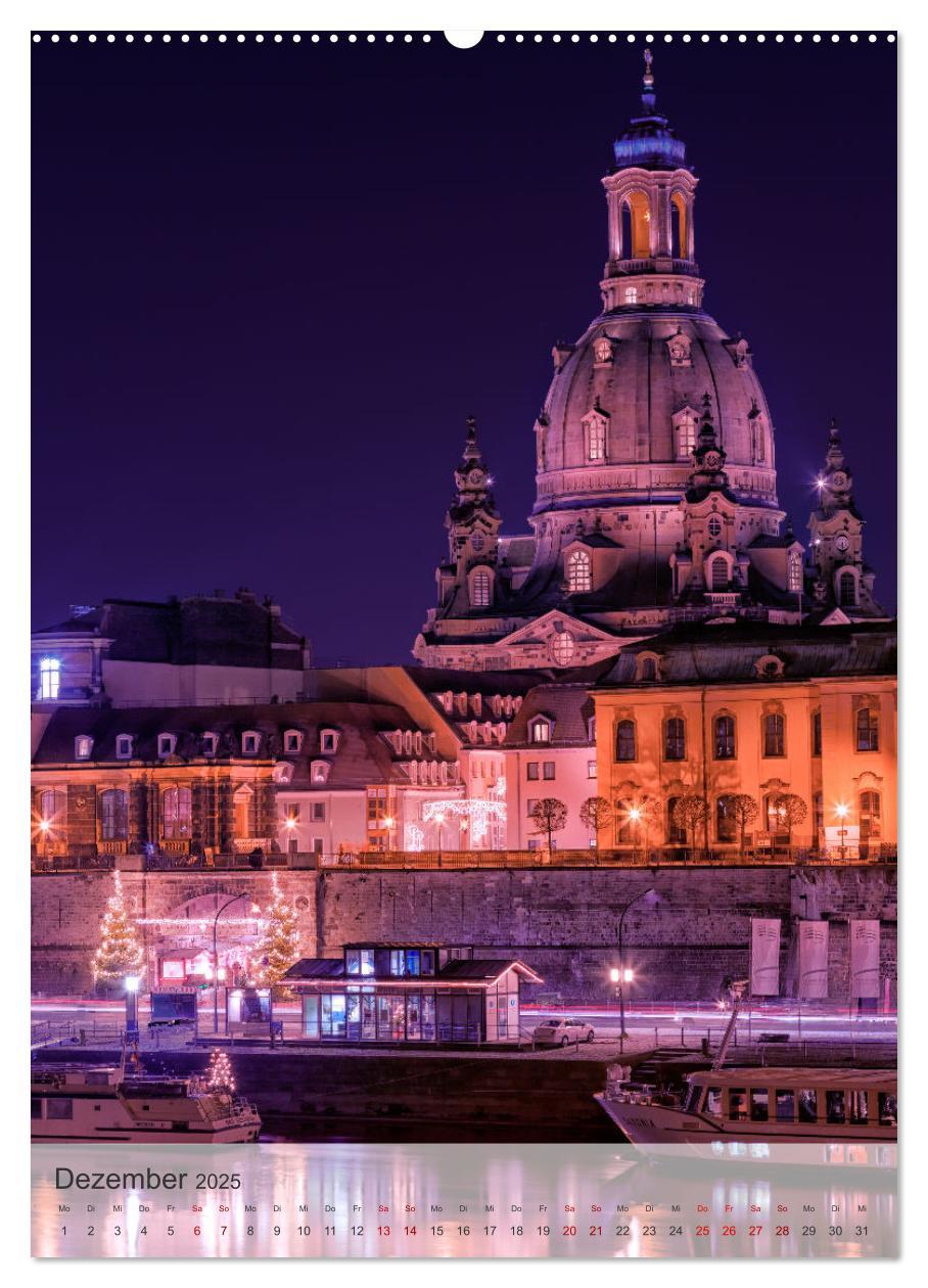 Bild: 9783435873197 | Elbstadt Dresden (Wandkalender 2025 DIN A2 hoch), CALVENDO...