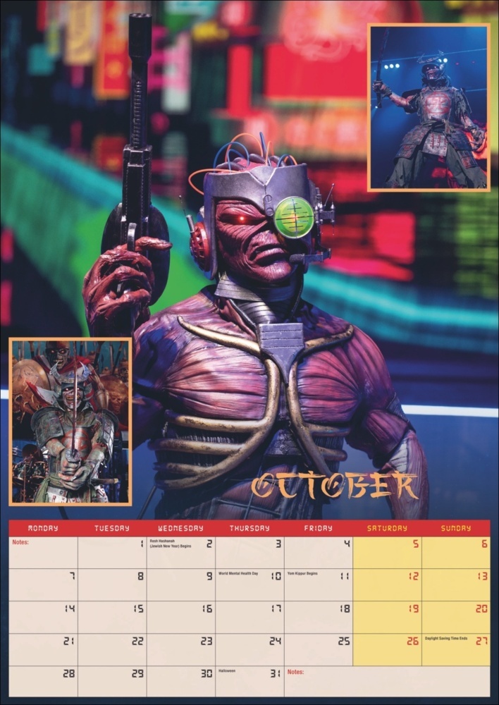 Bild: 9783840196744 | Iron Maiden Posterkalender 2025 | Kalender | Spiralbindung | 14 S.