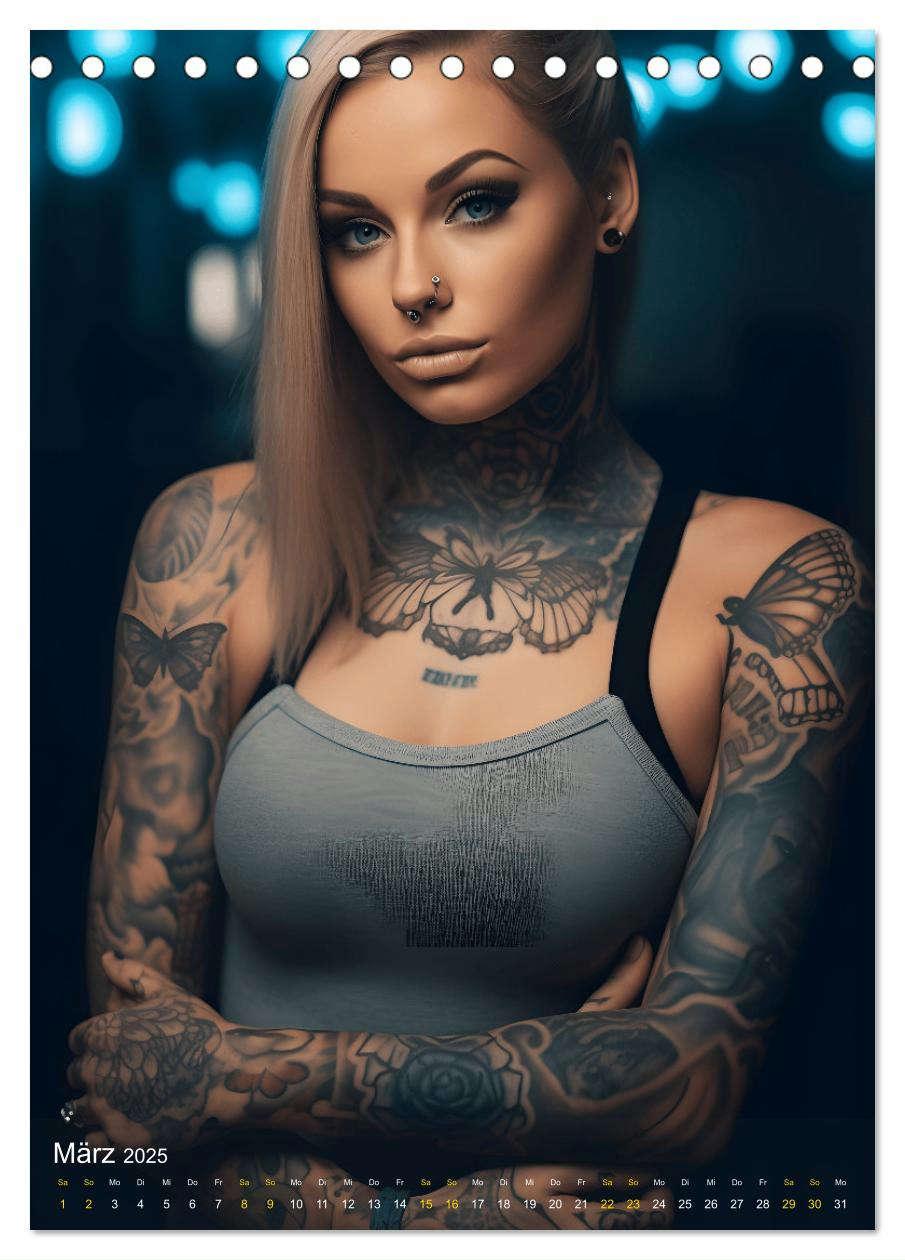 Bild: 9783435852338 | Tattoo Schönheiten - zwölf Monate, zwölf Frauen und jede Menge...