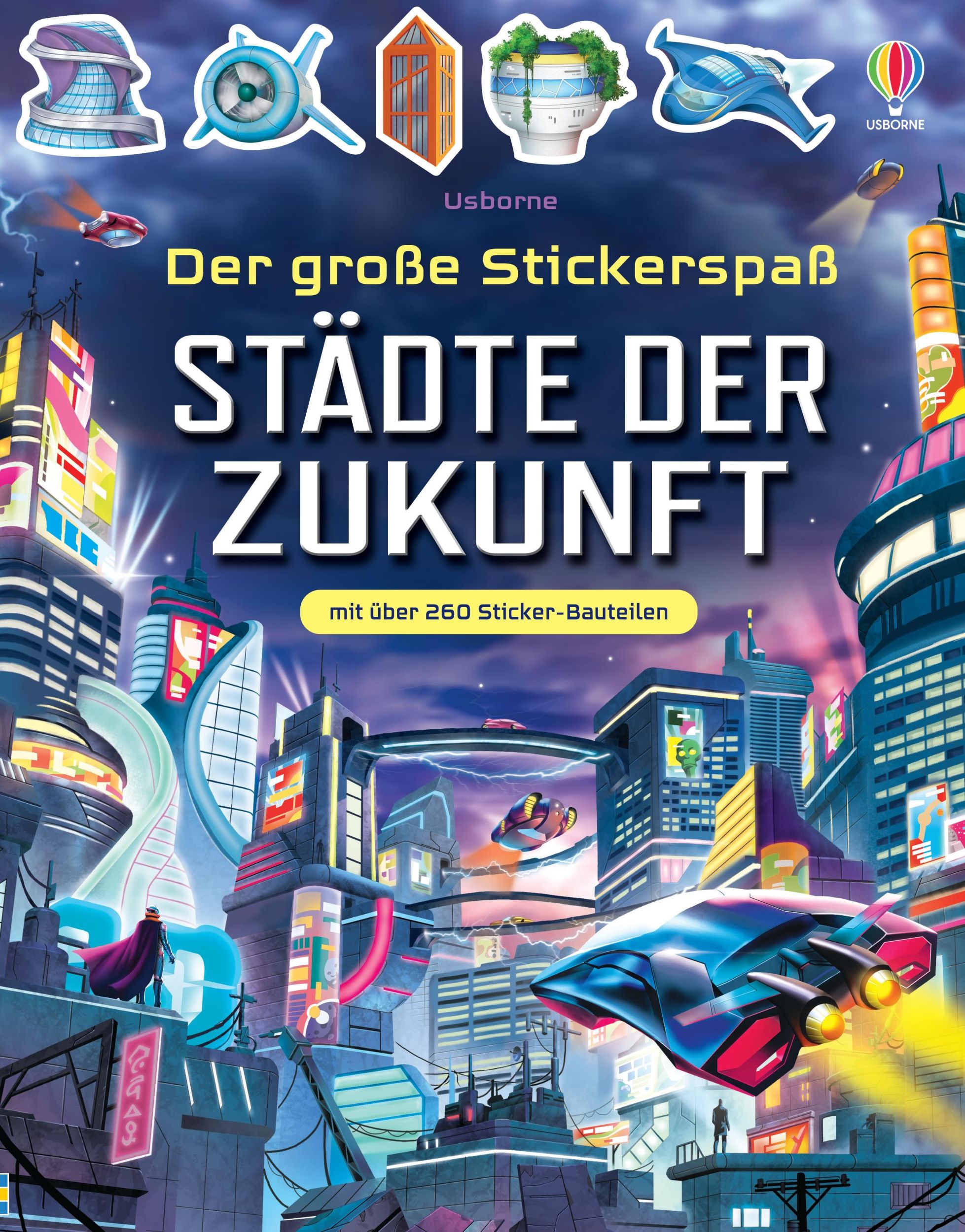 Cover: 9781035700349 | Der große Stickerspaß: Städte der Zukunft | Sam Smith | Taschenbuch