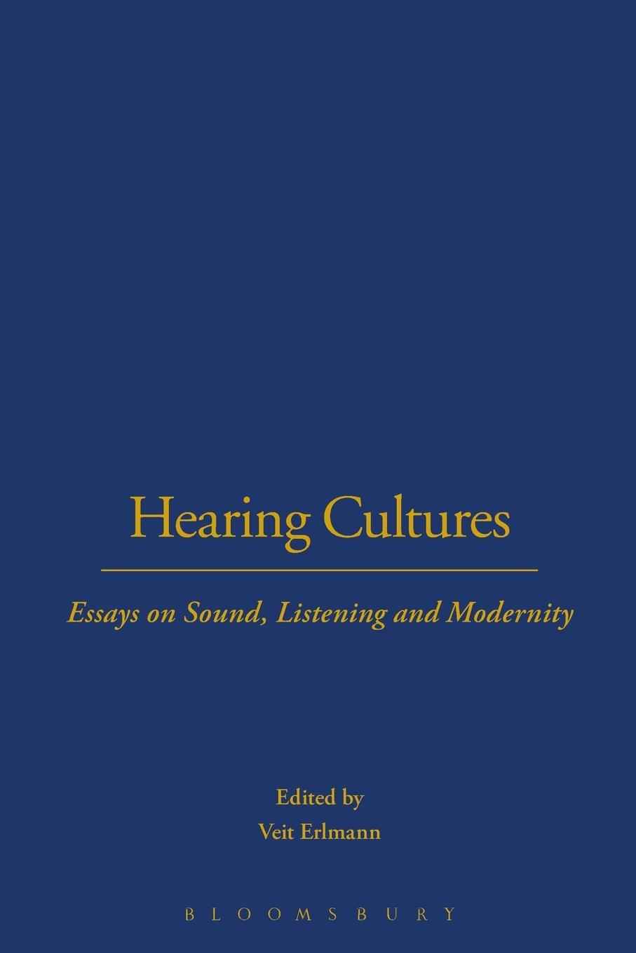 Cover: 9781859738283 | Hearing Cultures | Essays on Sound, Listening and Modernity | Erlmann