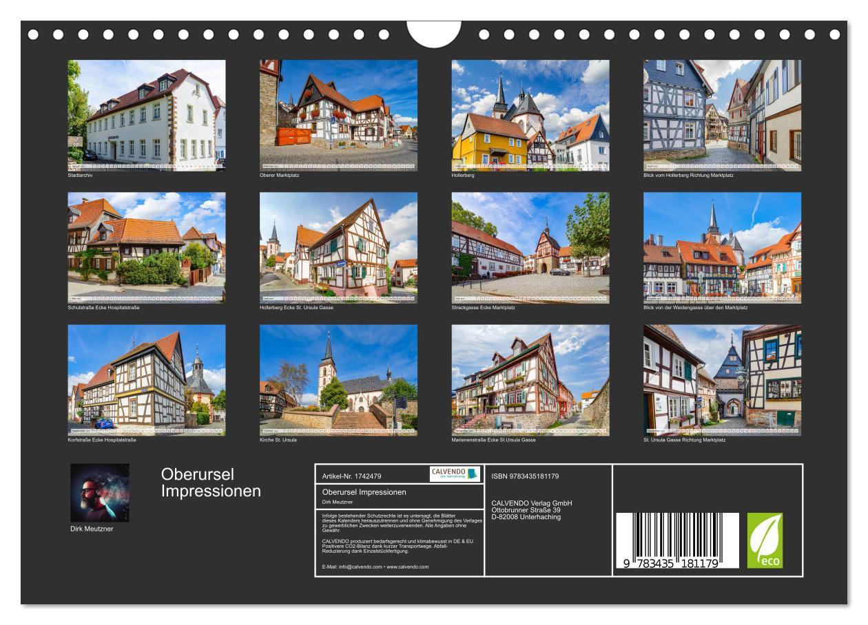 Bild: 9783435181179 | Oberursel Impressionen (Wandkalender 2025 DIN A4 quer), CALVENDO...