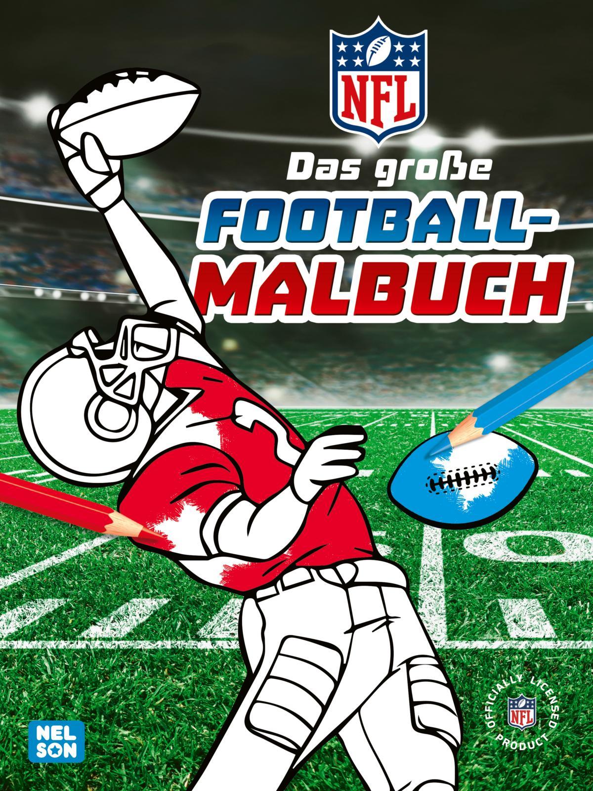 Cover: 9783845126838 | NFL: Das große Football-Malbuch | Taschenbuch | NFL | 64 S. | Deutsch