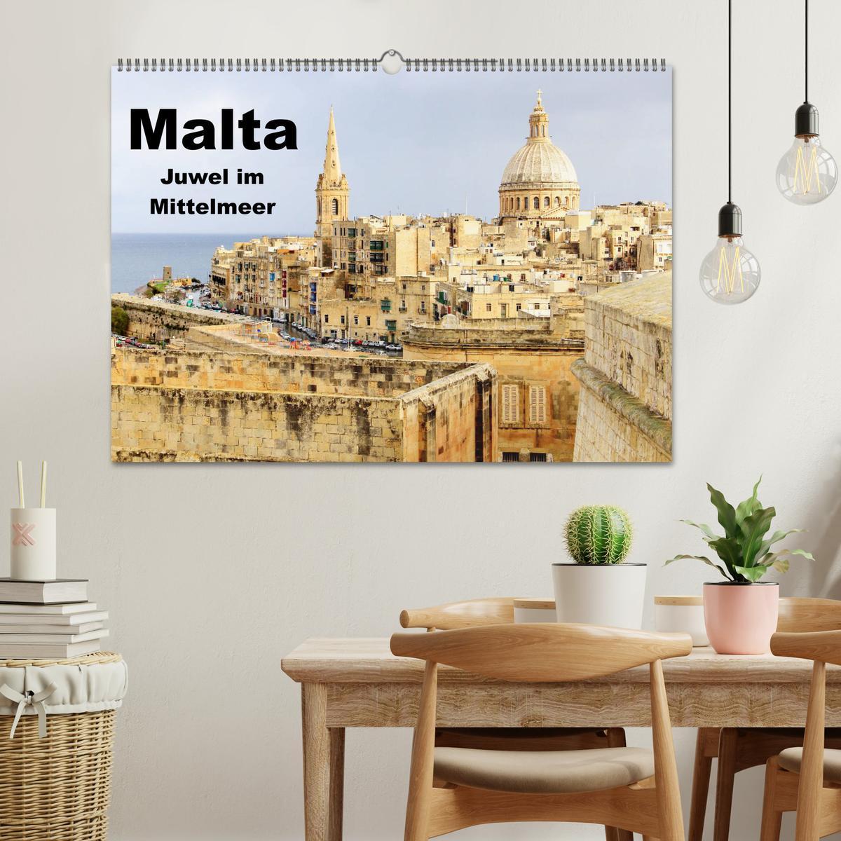 Bild: 9783435618095 | Malta - Juwel im Mittelmeer (Wandkalender 2025 DIN A2 quer),...