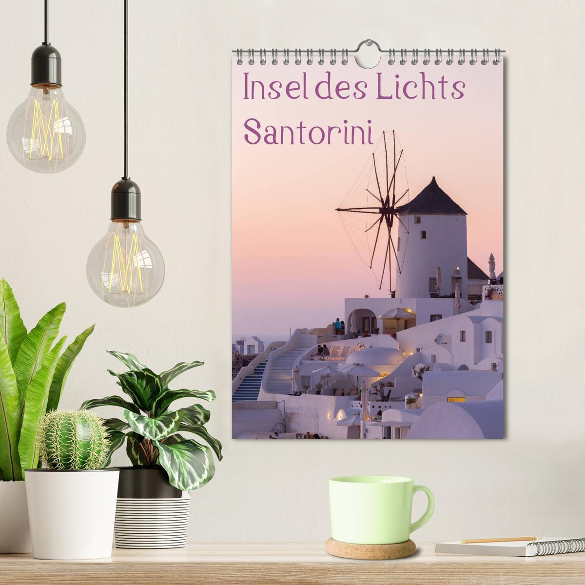 Bild: 9783457053843 | Insel des Lichts - Santorini (Wandkalender 2025 DIN A4 hoch),...