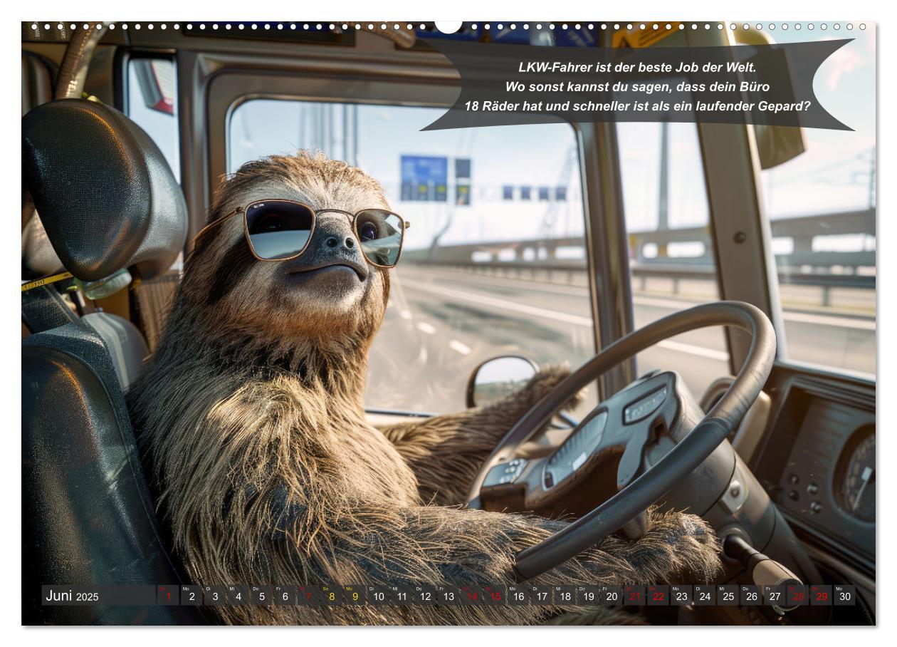 Bild: 9783457183250 | Tierisch lustige LKW-Fahrer (Wandkalender 2025 DIN A2 quer),...