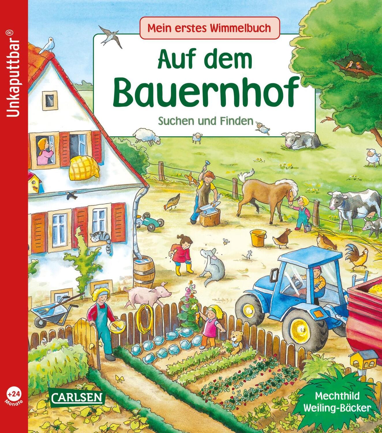 Cover: 9783551036032 | Unkaputtbar: Mein erstes Wimmelbuch: Auf dem Bauernhof | Schumann