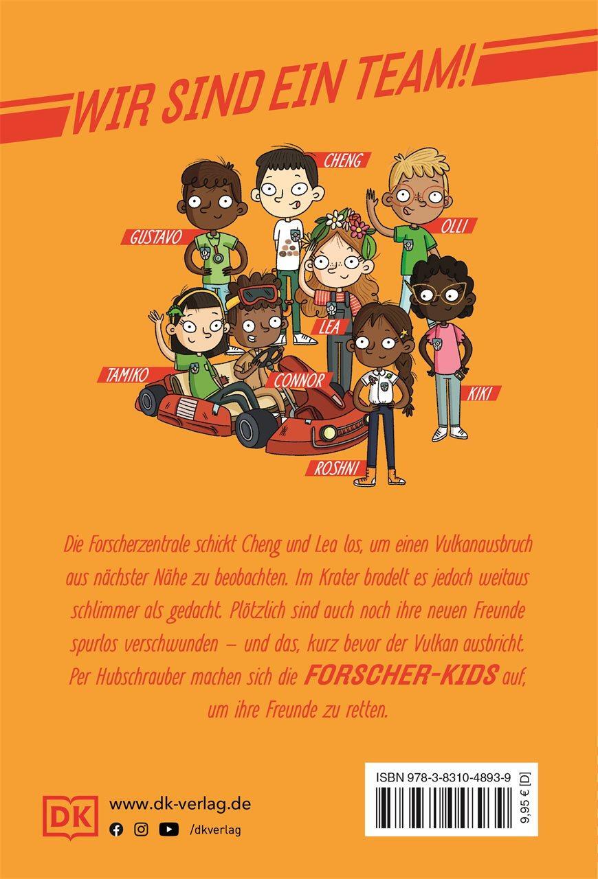 Rückseite: 9783831048939 | Ein Fall für die Forscher-Kids 6. Einsatz am Vulkan | S. J. King