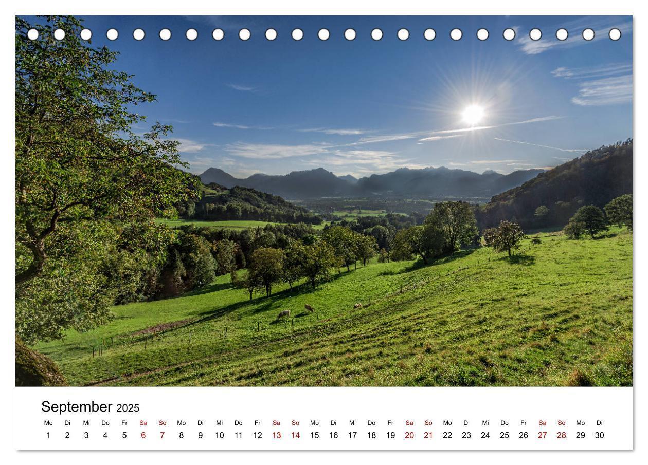 Bild: 9783435376179 | Der Chiemgau (Tischkalender 2025 DIN A5 quer), CALVENDO Monatskalender