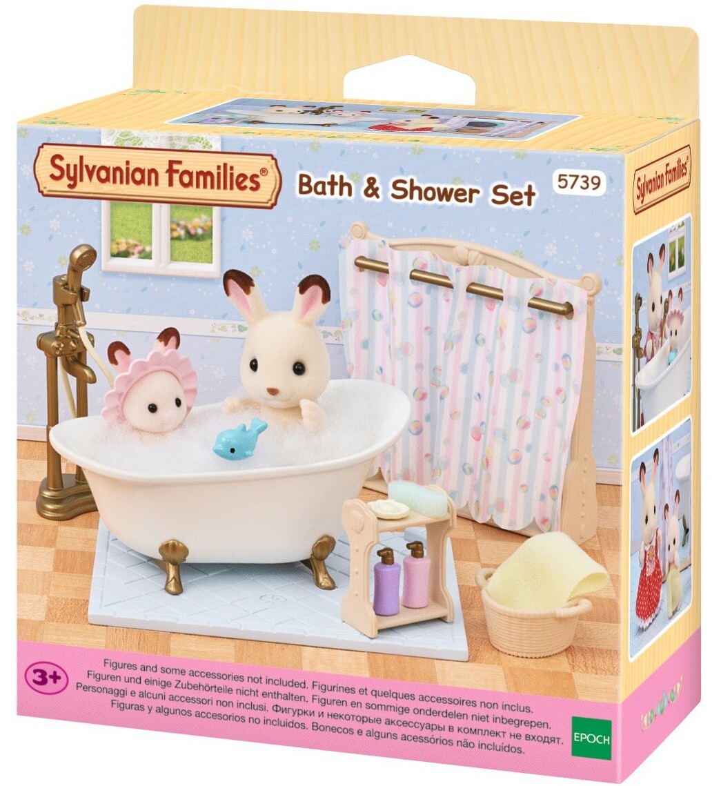 Cover: 5054131057391 | Sylvanian Families 5739 - Bath &amp; Shower Set, Bad- und Duschset,...