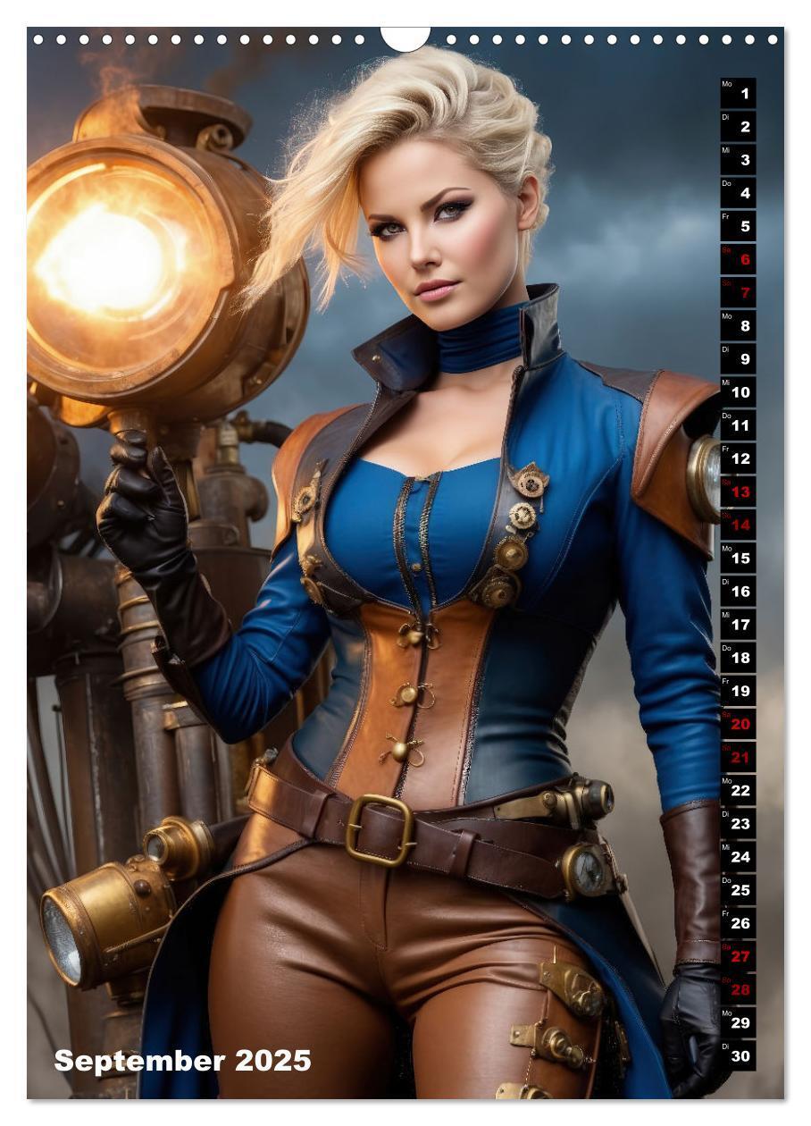 Bild: 9783435844784 | Steampunk Divas (Wandkalender 2025 DIN A3 hoch), CALVENDO...