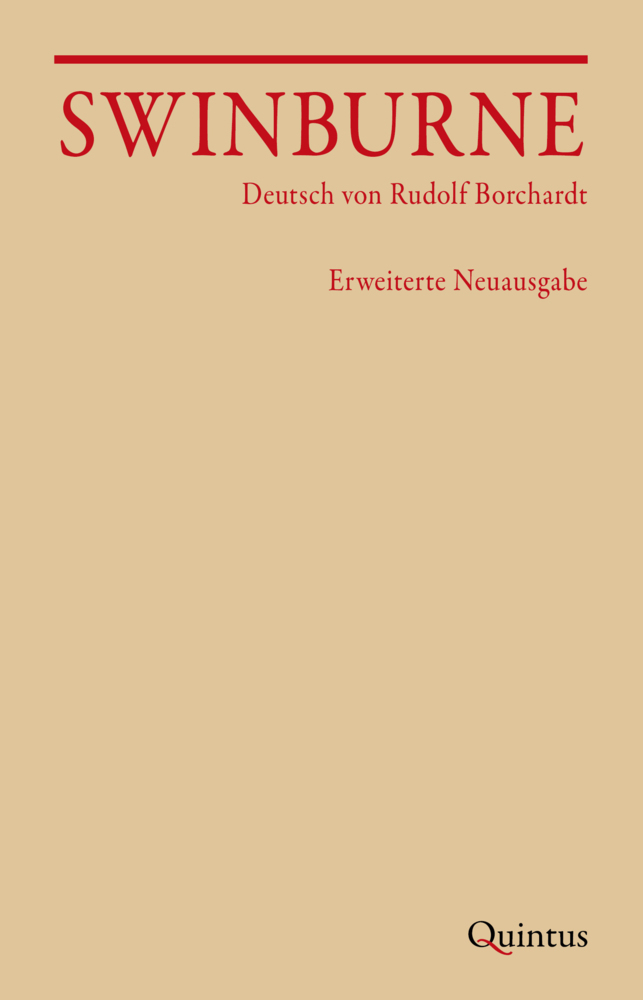 Cover: 9783969820384 | Swinburne | Deutsch von Rudolf Borchardt | Rudolf Borchardt | Buch