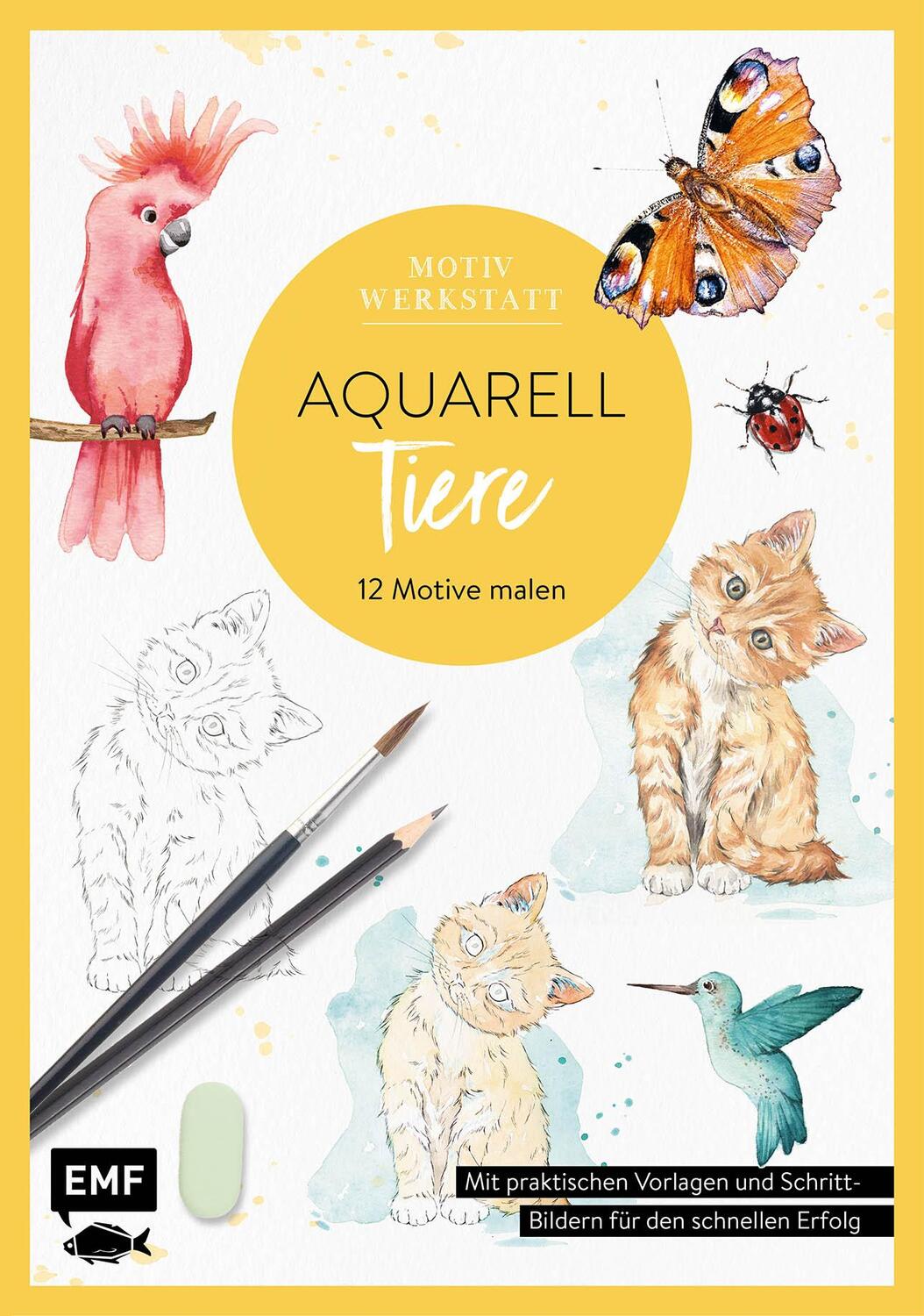 Cover: 9783745909807 | Motivwerkstatt: Aquarell - Tiere | Taschenbuch | Deutsch | 2022