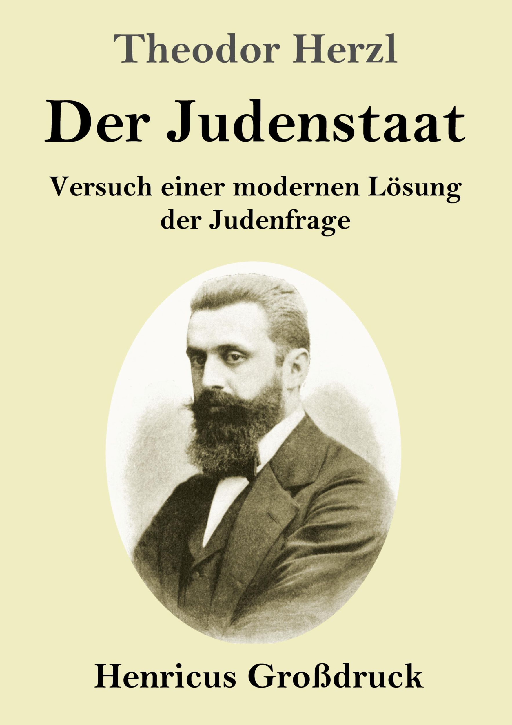 Cover: 9783847826705 | Der Judenstaat (Großdruck) | Theodor Herzl | Taschenbuch | Paperback