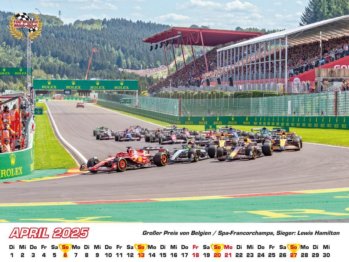 Bild: 9783948794675 | Formel 1 World Championship Kalender 2025 | Frank Pommer | Kalender