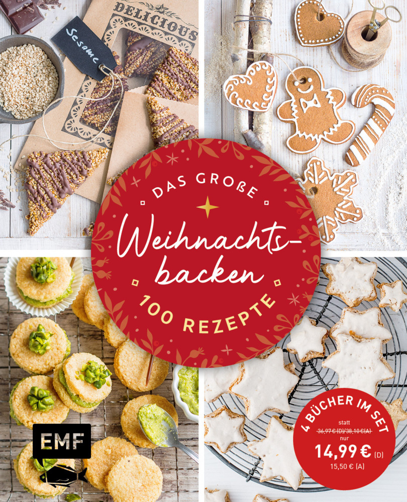 Cover: 9783745925166 | Das große Weihnachtsbacken - 100 Rezepte | Buch | 304 S. | Deutsch