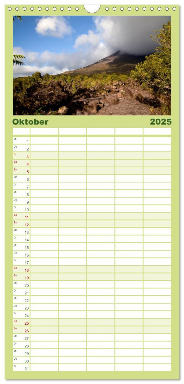 Bild: 9783457126639 | Familienplaner 2025 - Costa Rica mit 5 Spalten (Wandkalender, 21 x...