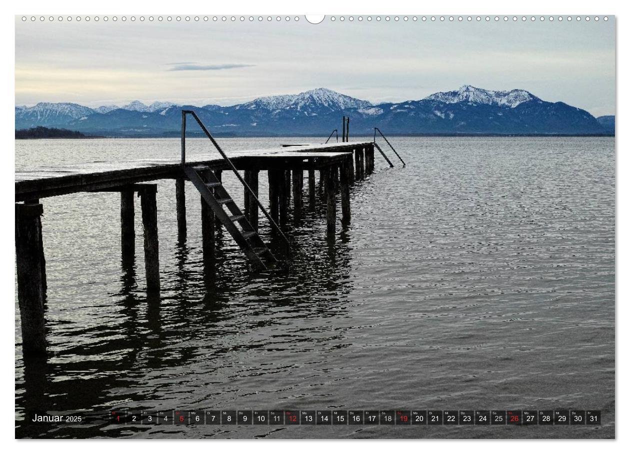 Bild: 9783435730896 | Stille Tage am Chiemsee (Wandkalender 2025 DIN A2 quer), CALVENDO...