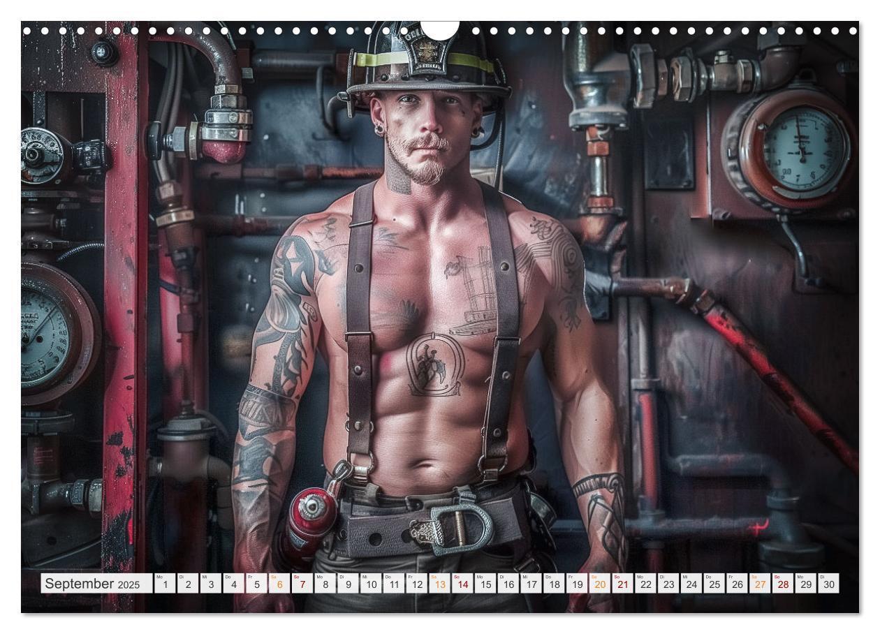 Bild: 9783383788871 | Feuerwehrmänner (Wandkalender 2025 DIN A3 quer), CALVENDO...