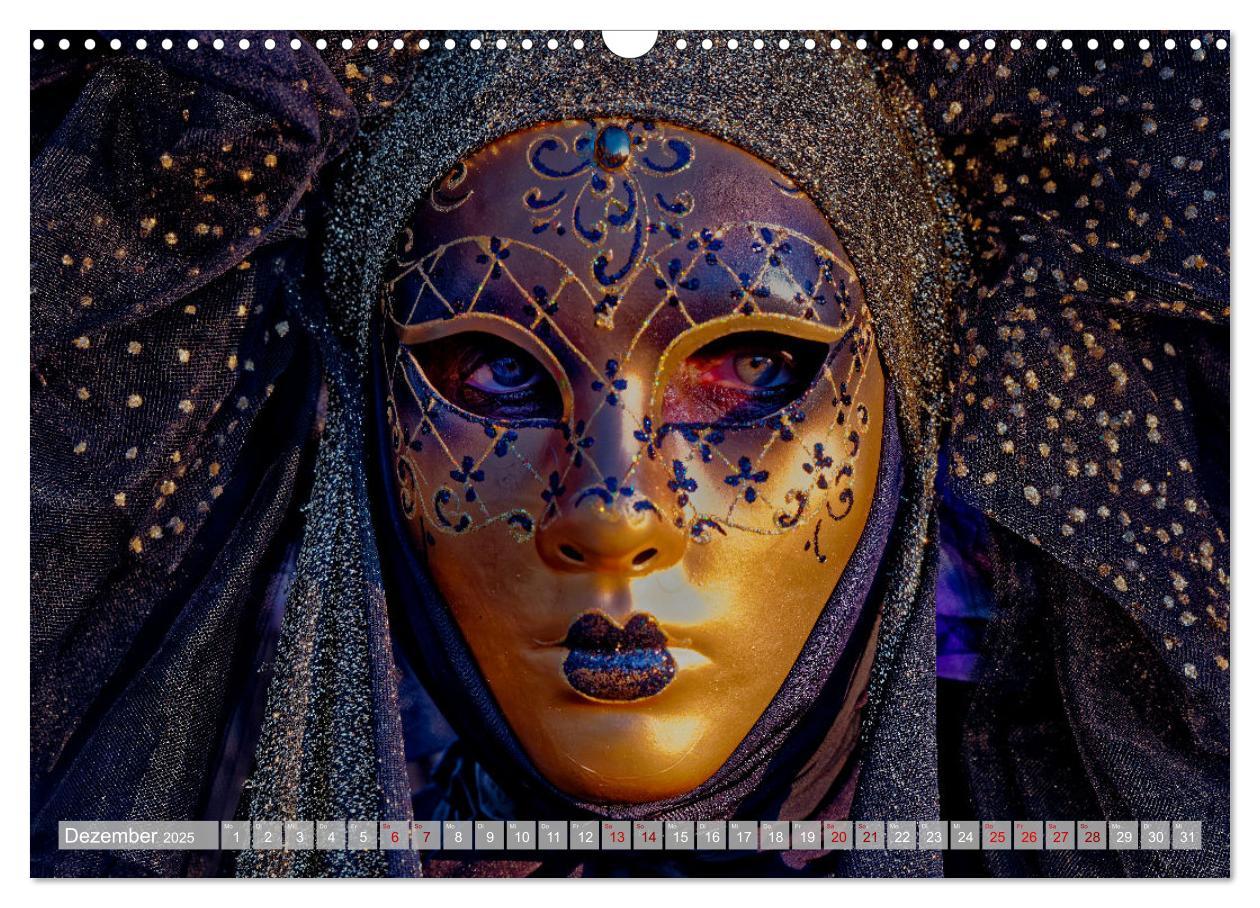 Bild: 9783383855092 | neunziggrad I photoart: venezia carnevale (Wandkalender 2025 DIN A3...