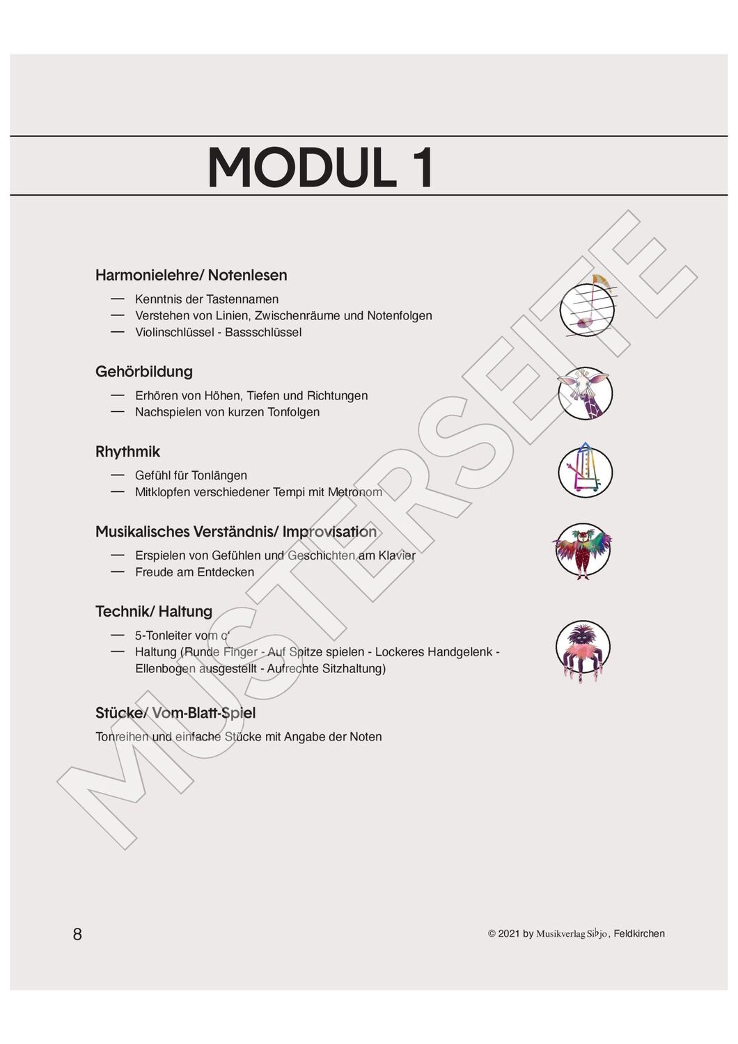 Bild: 9790900012661 | Klavierschule OH! Modul 1-3 | Johanna Aae | Broschüre | 90 S. | 2021