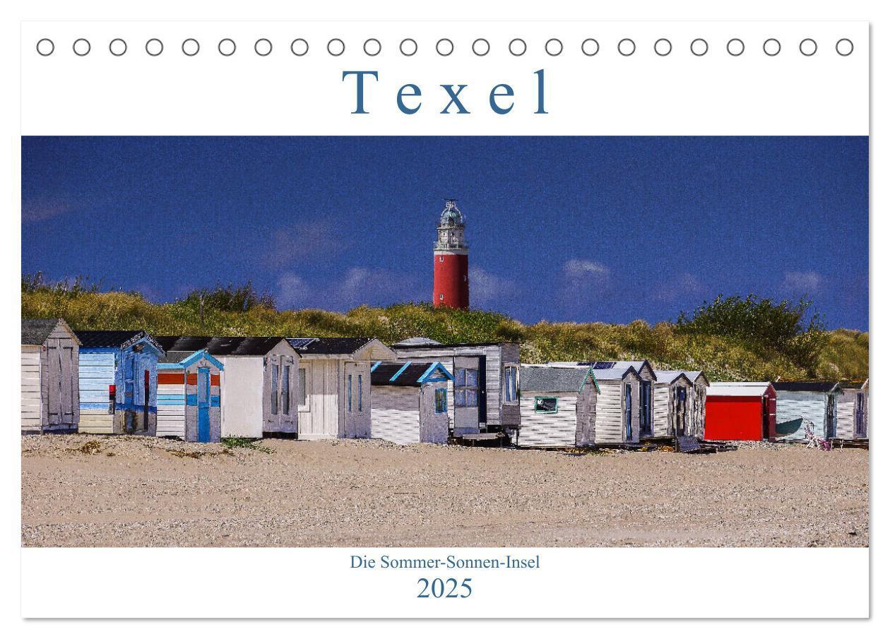 Cover: 9783435316144 | Texel - Die Sommer-Sonnen-Insel (Tischkalender 2025 DIN A5 quer),...