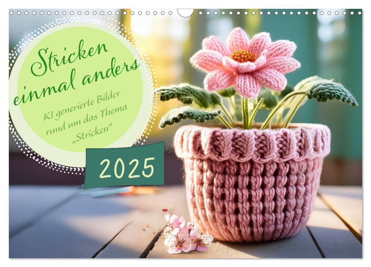 Cover: 9783457162071 | Stricken einmal anders (Wandkalender 2025 DIN A3 quer), CALVENDO...