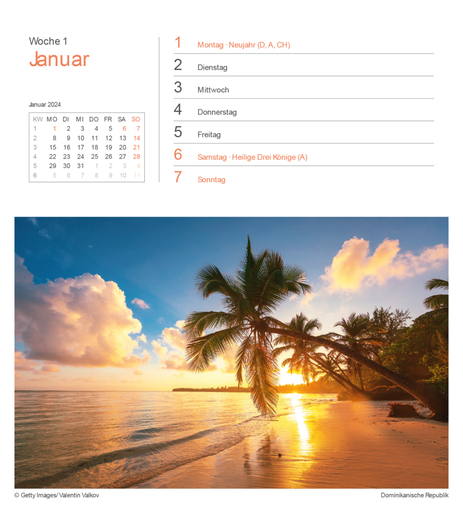 Bild: 9783965913028 | Summertime - KUNTH Postkartenkalender 2024 | Kalender | 53 S. | 2024