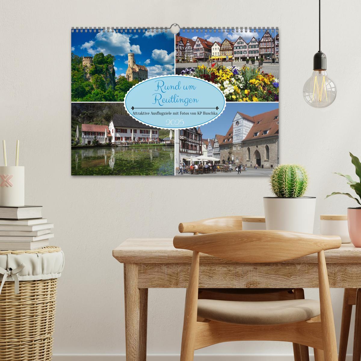 Bild: 9783383938238 | Rund um Reutlingen (Wandkalender 2025 DIN A3 quer), CALVENDO...