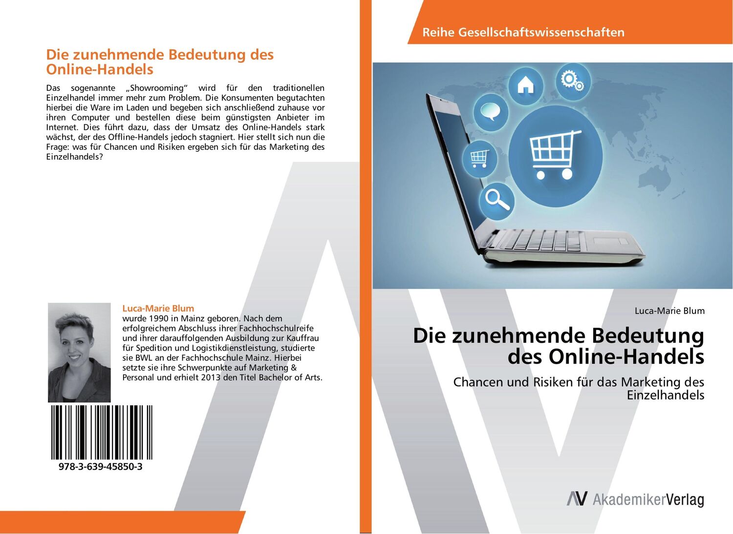 Cover: 9783639458503 | Die zunehmende Bedeutung des Online-Handels | Luca-Marie Blum | Buch