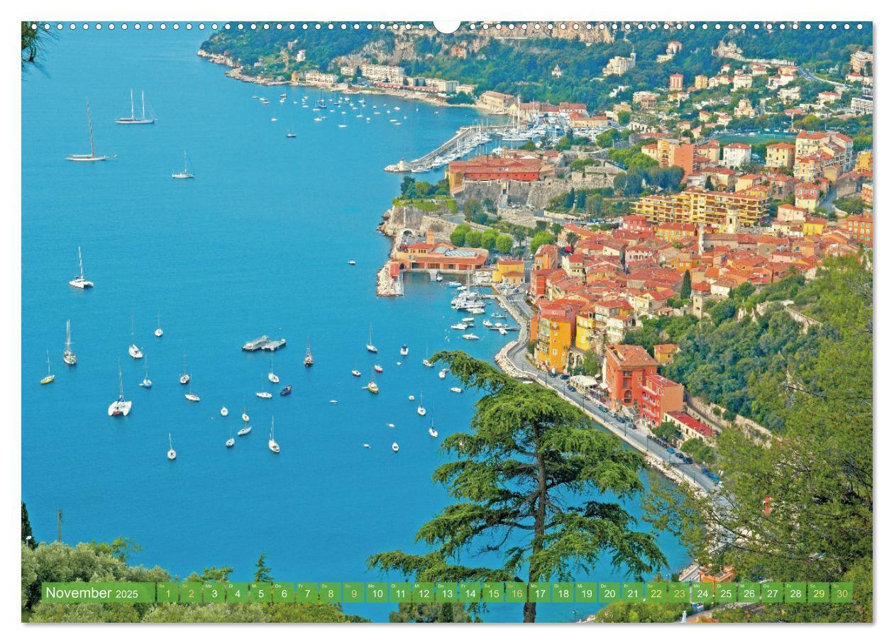 Bild: 9783383776649 | Lebendige Cote d'Azur: Die azurblaue Küste (Wandkalender 2025 DIN...