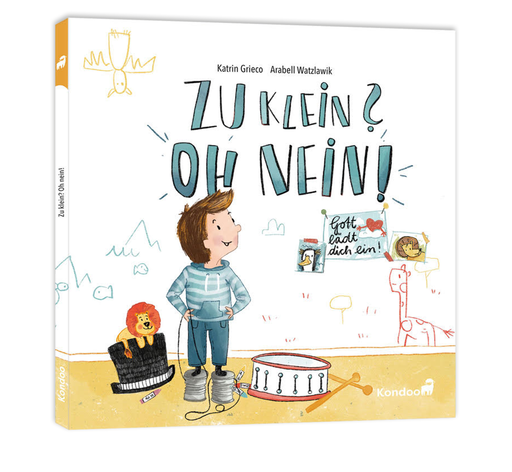 Cover: 9783964800602 | Zu klein? Oh nein! | Gott lädt dich ein! | Katrin Grieco | Buch | 2023