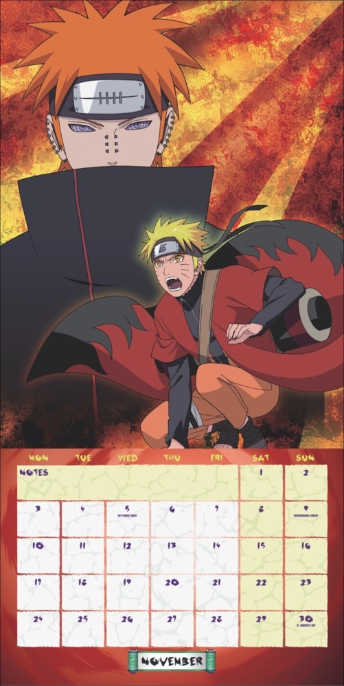 Bild: 9783840196812 | Naruto Broschurkalender 2025 | Kalender | 28 S. | Englisch | 2025