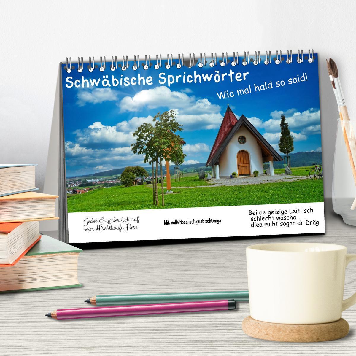 Bild: 9783383869617 | Schwäbische Sprichwörter 1 Wi ma hald so said! (Tischkalender 2025...