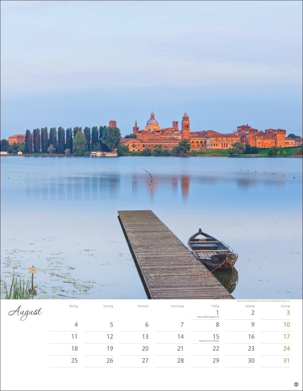 Bild: 9783756405275 | Wege zum Wasser Posterkalender 2025 | Heye | Kalender | Spiralbindung