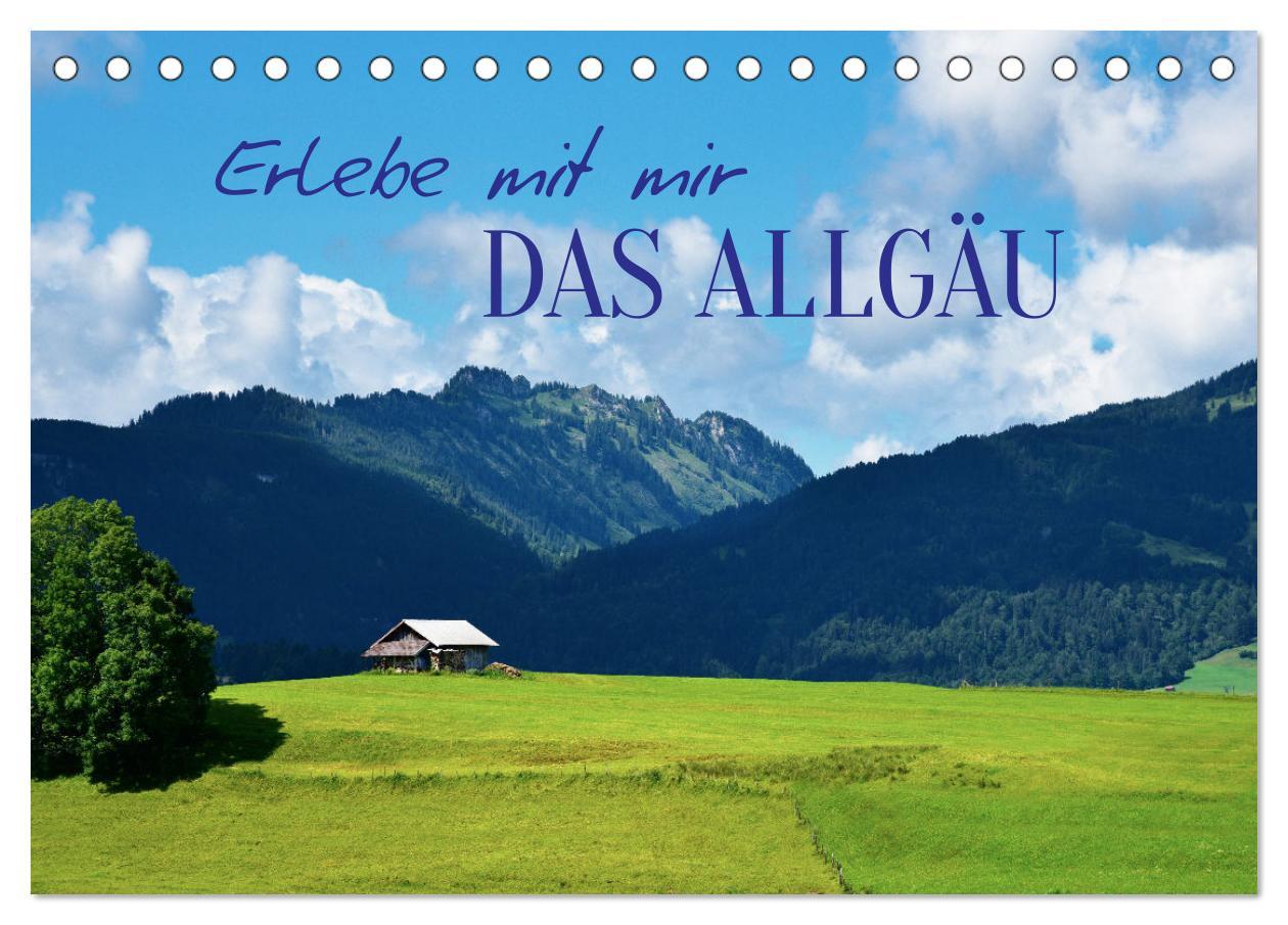 Cover: 9783435041411 | Erlebe mit mir das Allgäu (Tischkalender 2025 DIN A5 quer),...