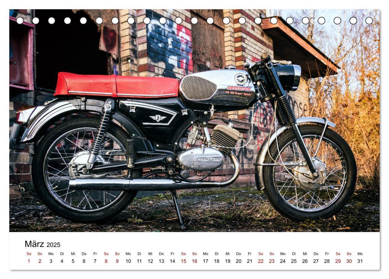 Bild: 9783383787881 | Zündapp-Träume (Tischkalender 2025 DIN A5 quer), CALVENDO...