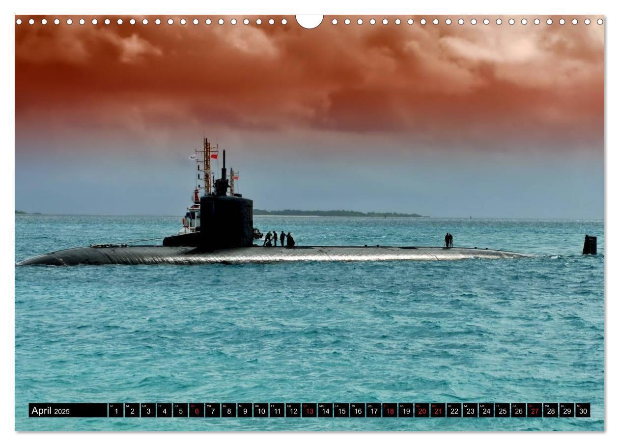 Bild: 9783435729753 | U-Boote - Militärische Ungetüme (Wandkalender 2025 DIN A3 quer),...