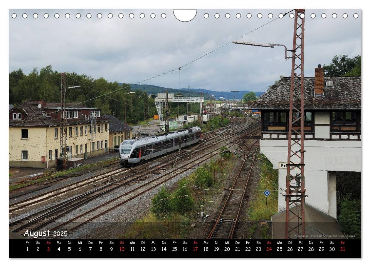 Bild: 9783435619139 | Eisenbahn im Kreis Siegen-Wittgenstein (Wandkalender 2025 DIN A4...