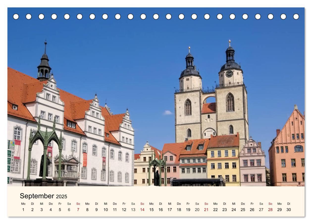 Bild: 9783435453917 | Lutherstadt Wittenberg - Stadt der Reformation (Tischkalender 2025...