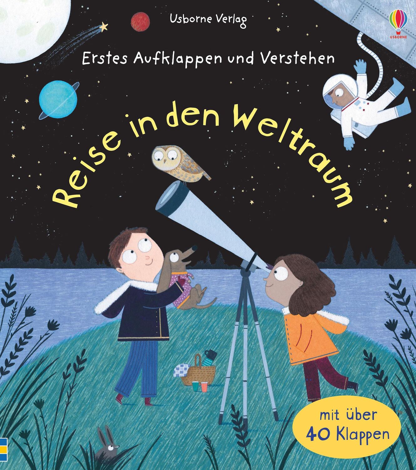 Cover: 9781789411287 | Erstes Aufklappen und Verstehen: Reise in den Weltraum | Katie Daynes