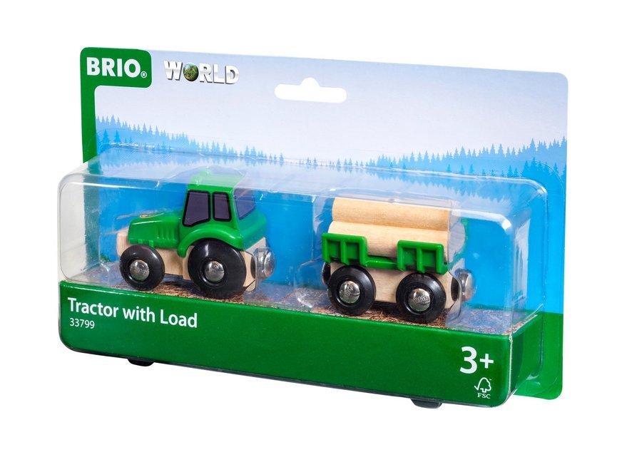 Cover: 7312350337990 | 33799 BRIO Traktor mit Holz-Anhänger | BRIO® | Stück | Deutsch | 2016