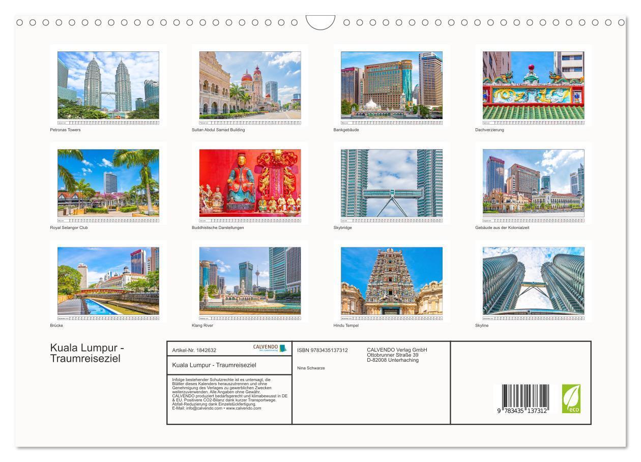 Bild: 9783435137312 | Kuala Lumpur - Traumreiseziel (Wandkalender 2025 DIN A3 quer),...