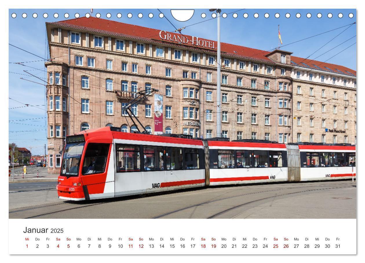 Bild: 9783435044856 | Trams und Straßenbahnen (Wandkalender 2025 DIN A4 quer), CALVENDO...