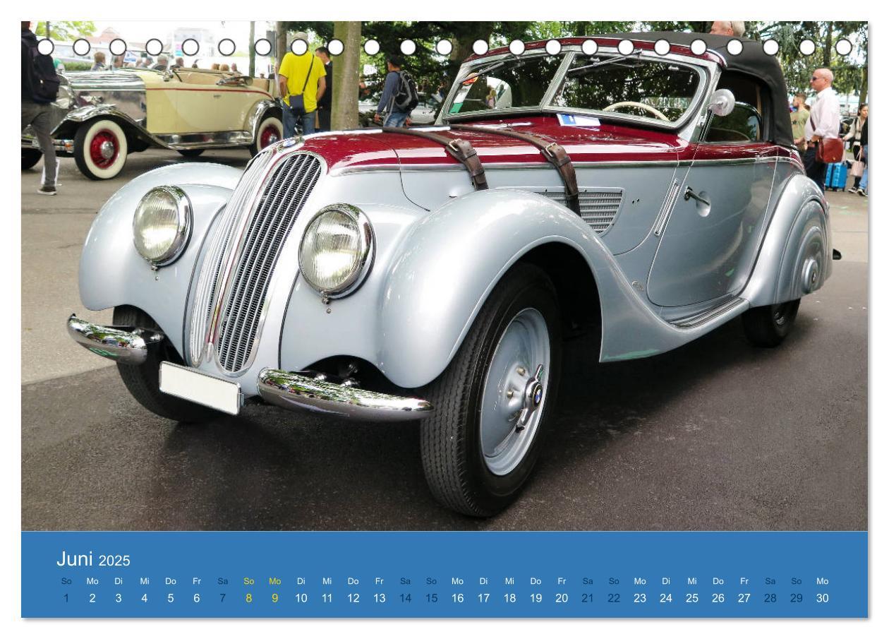 Bild: 9783435129034 | BMW Classics (Tischkalender 2025 DIN A5 quer), CALVENDO Monatskalender