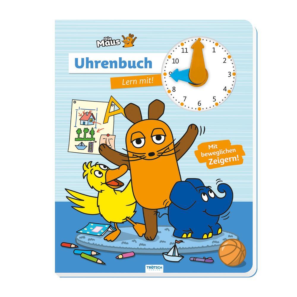 Cover: 9783988023520 | Trötsch Die Maus Uhrenbuch Lern mit! Pappenbuch | KG | Buch | 10 S.