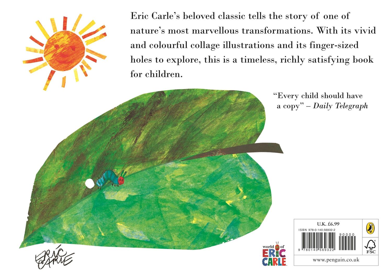 Rückseite: 9780140569322 | The Very Hungry Caterpillar | Eric Carle | Taschenbuch | 25 S. | 2002