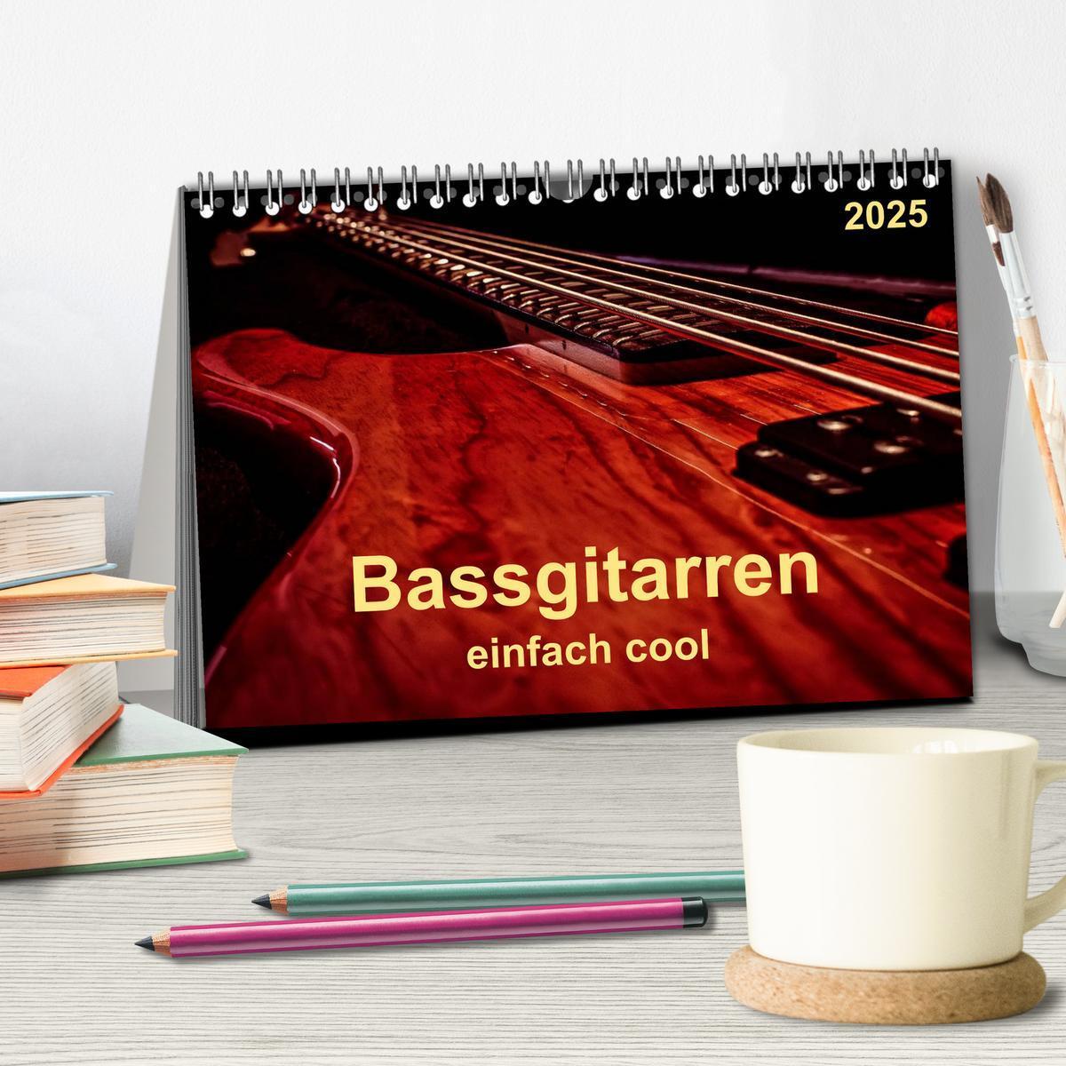 Bild: 9783435565757 | Bassgitarren - einfach cool (Tischkalender 2025 DIN A5 quer),...