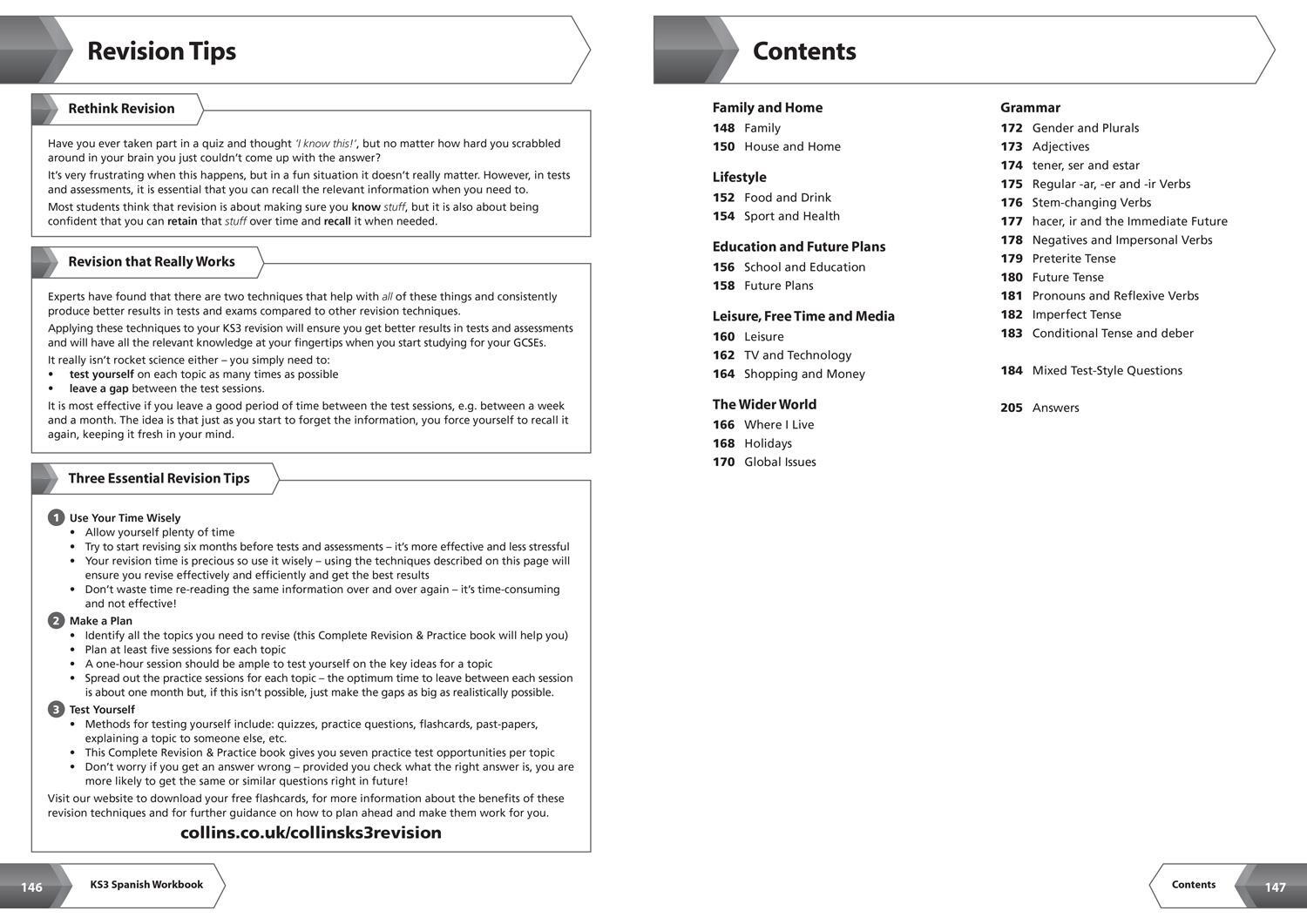 Bild: 9780008470524 | KS3 Spanish All-in-One Complete Revision and Practice | Collins KS3