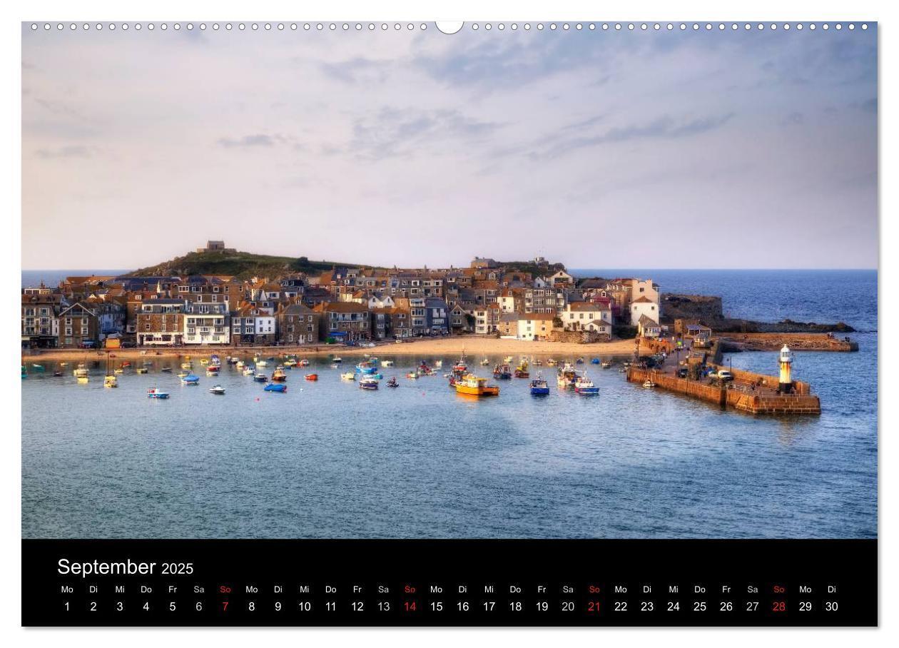 Bild: 9783435595525 | Cornwall (Wandkalender 2025 DIN A2 quer), CALVENDO Monatskalender